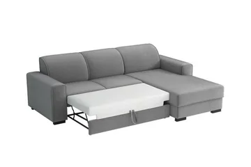 Denegal 3-sits Hörnbäddsoffa Dark grey - Möbler - Soffa - Bäddsoffa - Hörnbäddsoffa