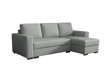 Denegal 3-sits Hörnbäddsoffa - Grå - Möbler - Soffa - Bäddsoffa - Hörnbäddsoffa