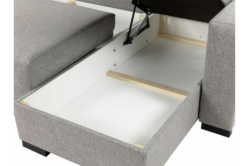 Denegal 3-sits Hörnbäddsoffa - Ljusbrun - Möbler - Soffa - Bäddsoffa - Hörnbäddsoffa