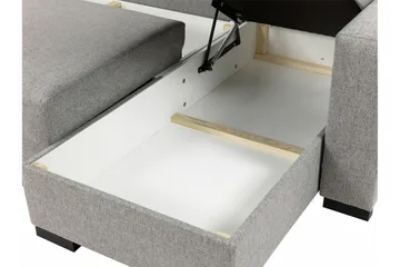 Denegal 3-sits Hörnbäddsoffa - Mörkgrå - Möbler - Soffa - Bäddsoffa - Hörnbäddsoffa