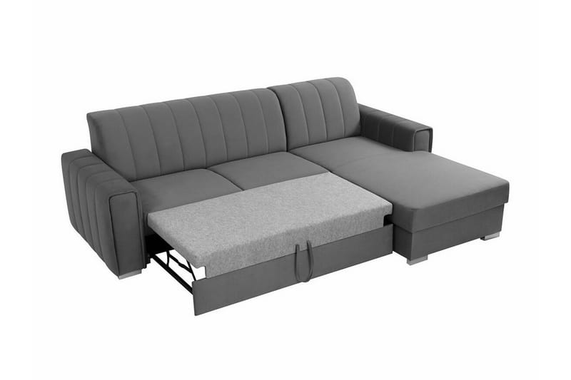 Denegal 3-sits Hörnbäddsoffa NO_BRAND Beige/Light beige - Möbler - Soffa - Bäddsoffa - Bäddsoffa divan
