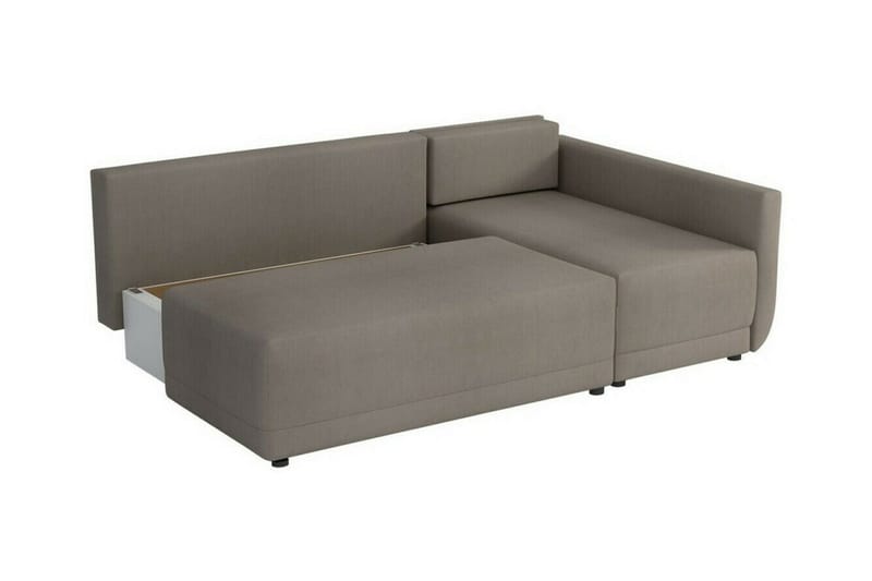 Denegal 3-sits Hörnbäddsoffa NO_BRAND Brown - Möbler - Soffa - Bäddsoffa - Hörnbäddsoffa