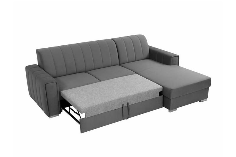 Denegal 3-sits Hörnbäddsoffa NO_BRAND Dark blue - Möbler - Soffa - Bäddsoffa - Hörnbäddsoffa