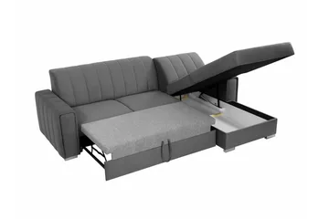 Denegal 3-sits Hörnbäddsoffa NO_BRAND Dark blue - Möbler - Soffa - Bäddsoffa - Hörnbäddsoffa