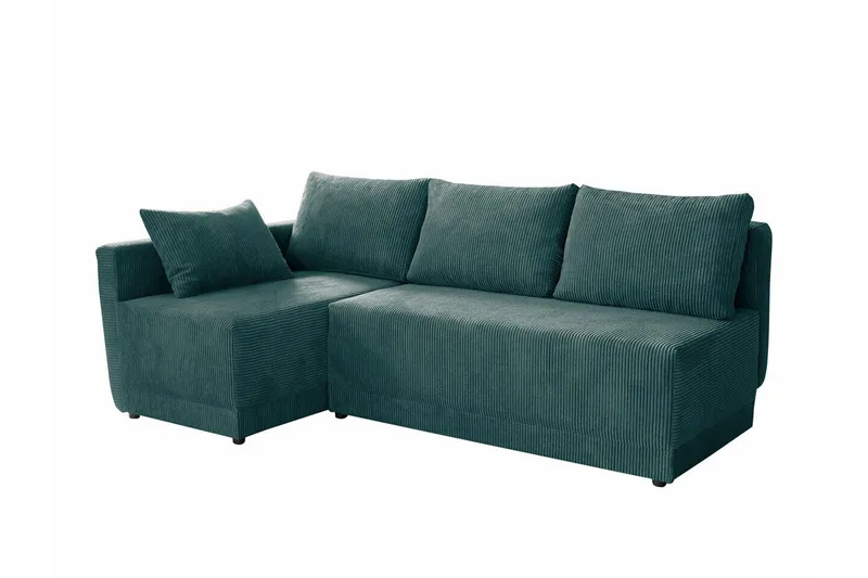 Denegal 3-sits Hörnbäddsoffa NO_BRAND Dark green