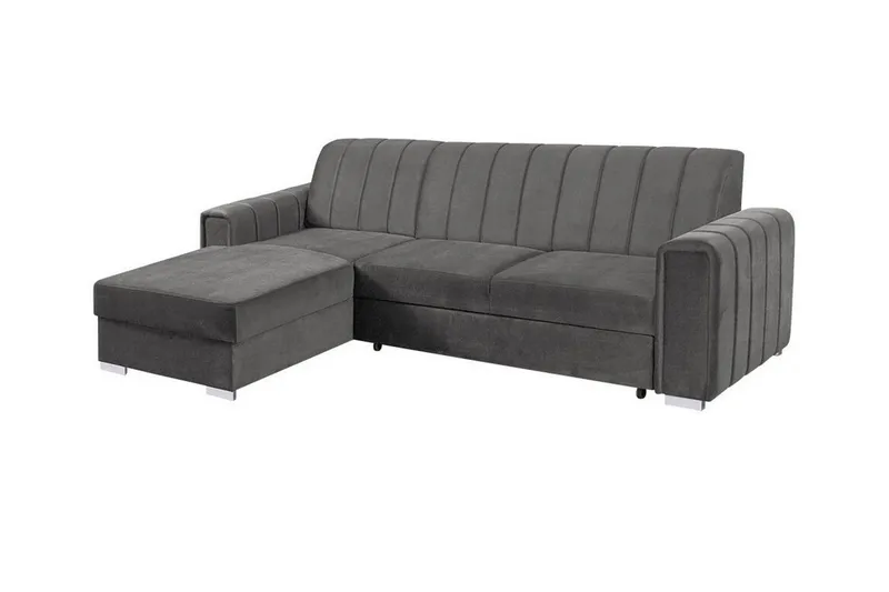 Denegal 3-sits Hörnbäddsoffa NO_BRAND Dark grey