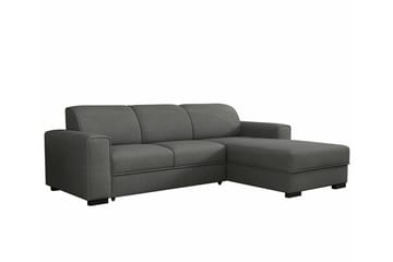Denegal 3-sits Hörnbäddsoffa NO_BRAND Dark grey - Möbler - Soffa - Bäddsoffa - Hörnbäddsoffa