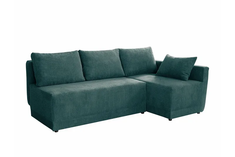 Denegal 3-sits Hörnbäddsoffa NO_BRAND Green