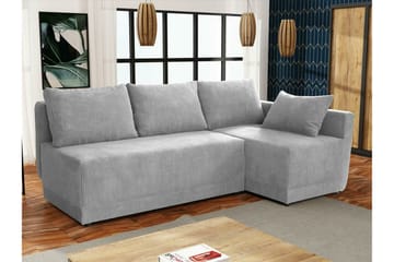 Denegal 3-sits Hörnbäddsoffa NO_BRAND Light grey/Dark grey - Möbler - Soffa - Bäddsoffa - Hörnbäddsoffa