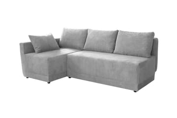 Denegal 3-sits Hörnbäddsoffa NO_BRAND Ljusgrå - Möbler - Soffa - Bäddsoffa - Hörnbäddsoffa