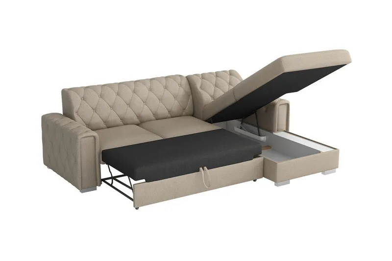 Denegal 3-sits Hörnbäddsoffa - Möbler - Soffa - Bäddsoffa - Hörnbäddsoffa