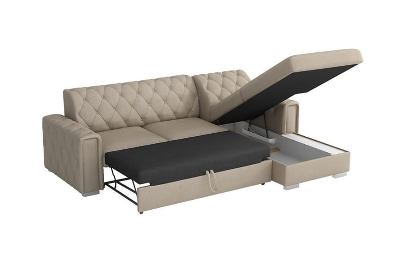 Denegal 3-sits Hörnbäddsoffa - Möbler - Soffa - Bäddsoffa - Bäddsoffa divan