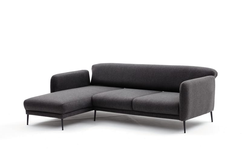 Divanbäddsoffa 3-sits Genna - Antracit - Möbler - Soffa - Bäddsoffa - Hörnbäddsoffa