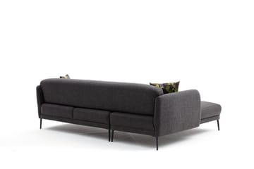 Divanbäddsoffa 3-sits Genna - Antracit - Möbler - Soffa - Bäddsoffa - Hörnbäddsoffa
