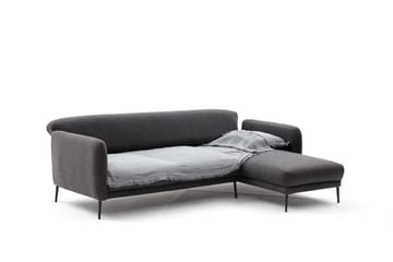 Divanbäddsoffa 3-sits Genna - Antracit - Möbler - Soffa - Bäddsoffa - Hörnbäddsoffa