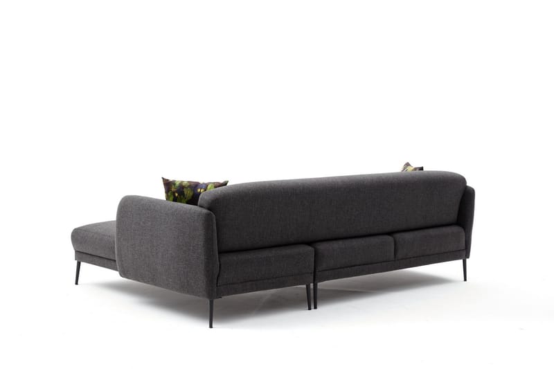 Divanbäddsoffa 3-sits Genna - Antracit - Möbler - Soffa - Bäddsoffa - Hörnbäddsoffa