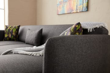 Divanbäddsoffa 3-sits Genna - Antracit - Möbler - Soffa - Bäddsoffa - Hörnbäddsoffa
