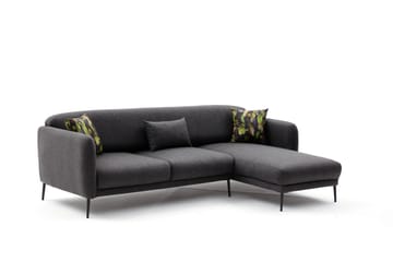 Divanbäddsoffa 3-sits Genna - Antracit - Möbler - Soffa - Bäddsoffa - Hörnbäddsoffa