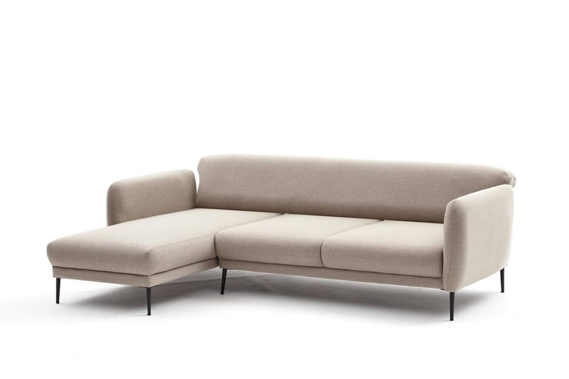 Divanbäddsoffa 3-sits Genna - Beige - Möbler - Soffa - Bäddsoffa - Hörnbäddsoffa