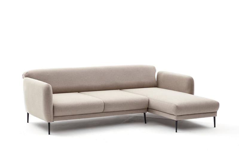 Divanbäddsoffa 3-sits Genna - Beige - Möbler - Soffa - Divansoffa & schäslongsoffa - 3 sits soffa med divan