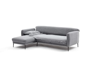 Divanbäddsoffa 3-sits Genna - Grå - Möbler - Soffa - Bäddsoffa - Hörnbäddsoffa