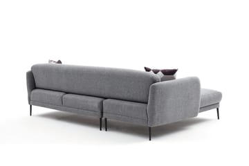 Divanbäddsoffa 3-sits Genna - Grå - Möbler - Soffa - Bäddsoffa - Hörnbäddsoffa