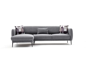 Divanbäddsoffa 3-sits Genna - Grå - Möbler - Soffa - Bäddsoffa - Hörnbäddsoffa