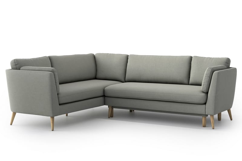 Divanbäddsoffa Espelund - Ljusgrå - Möbler - Soffa - Bäddsoffa - Hörnbäddsoffa