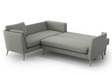 Divanbäddsoffa Espelund - Ljusgrå - Möbler - Soffa - Bäddsoffa - Hörnbäddsoffa
