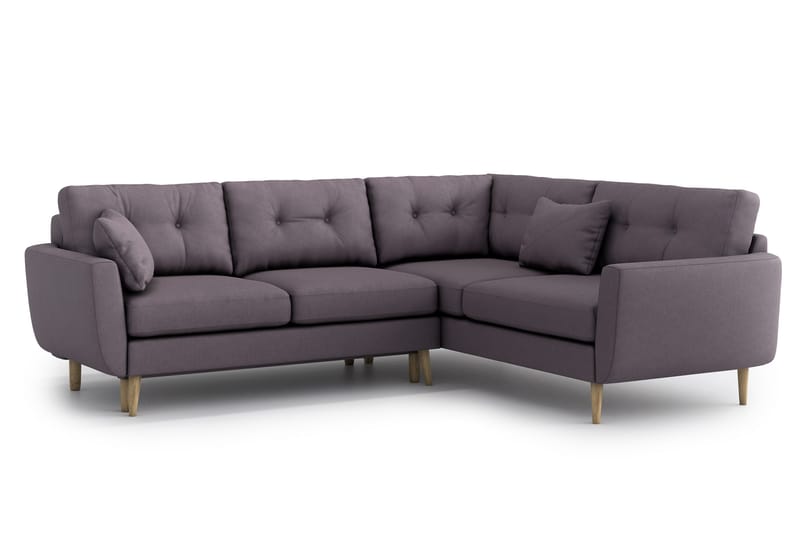 Divanbäddsoffa Yordan - Lila - Möbler - Soffa - Bäddsoffa - Hörnbäddsoffa