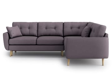 Divanbäddsoffa Yordan - Lila - Möbler - Soffa - Bäddsoffa - Hörnbäddsoffa
