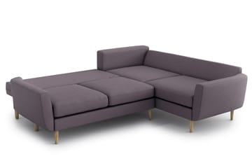 Divanbäddsoffa Yordan - Lila - Möbler - Soffa - Bäddsoffa - Hörnbäddsoffa