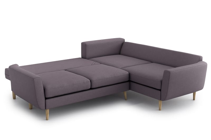 Divanbäddsoffa Yordan - Lila - Möbler - Soffa - Bäddsoffa - Hörnbäddsoffa