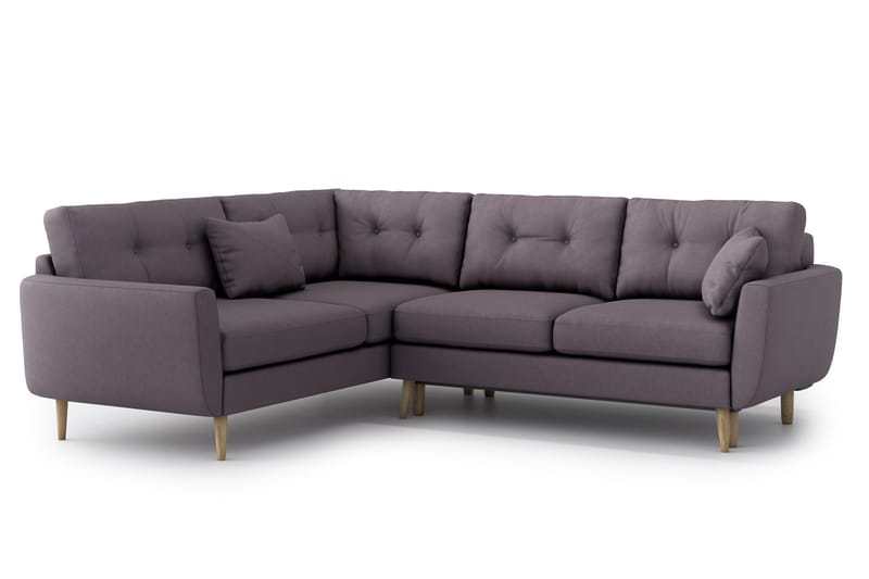 Divanbäddsoffa Yordan - Lila - Möbler - Soffa - Bäddsoffa - Hörnbäddsoffa