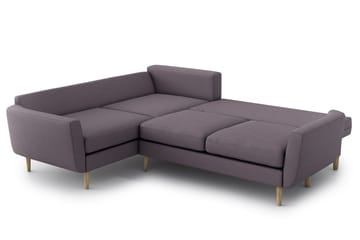Divanbäddsoffa Yordan - Lila - Möbler - Soffa - Bäddsoffa - Hörnbäddsoffa