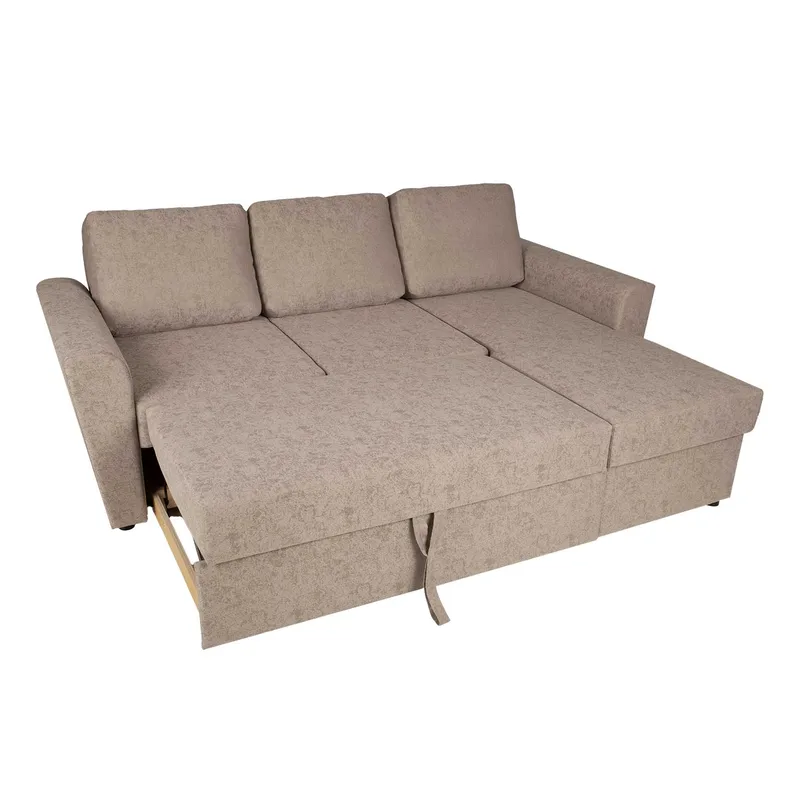 Hörnbäddsoffa Fenor - Beige - Möbler - Soffa - Bäddsoffa - Hörnb äddsoffa