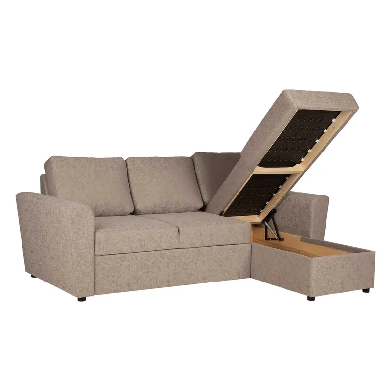 Hörnbäddsoffa Fenor - Beige - Möbler - Soffa - Bäddsoffa - Hörnbäddsoffa