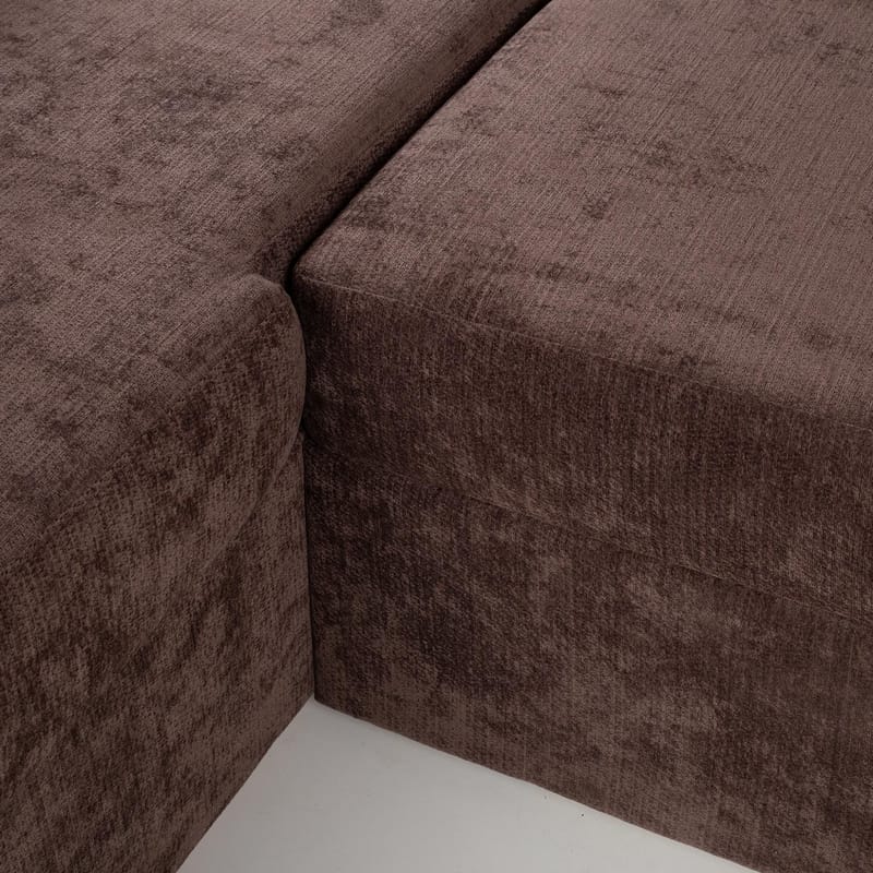 Hörnbäddsoffa Fenor - Brun - Möbler - Soffa - Bäddsoffa - Hörnbäddsoffa