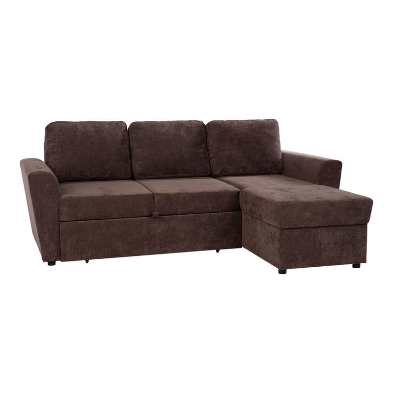 Hörnbäddsoffa Fenor, Brun