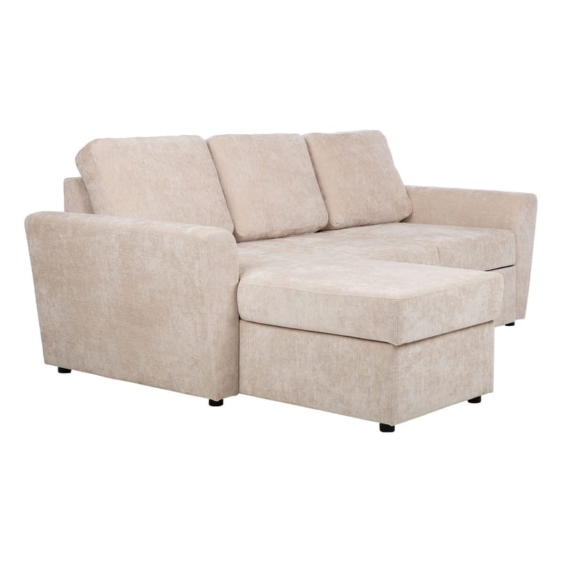 Hörnbäddsoffa Fenor - ljusbeige - Möbler - Soffa - Bäddsoffa - Bäddsoffa divan