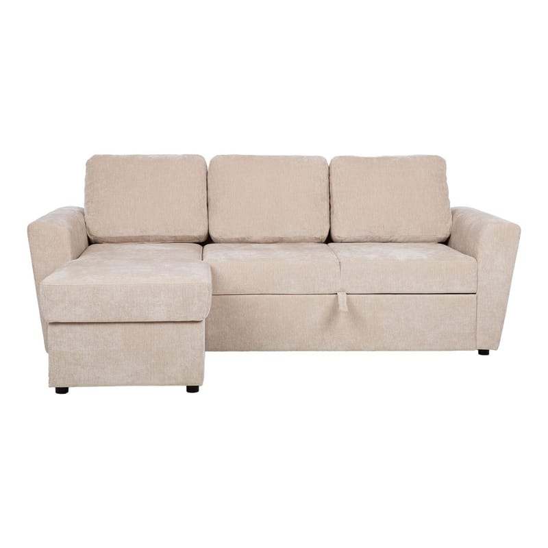 Hörnbäddsoffa Fenor - ljusbeige - Möbler - Soffa - Bäddsoffa - Bäddsoffa divan