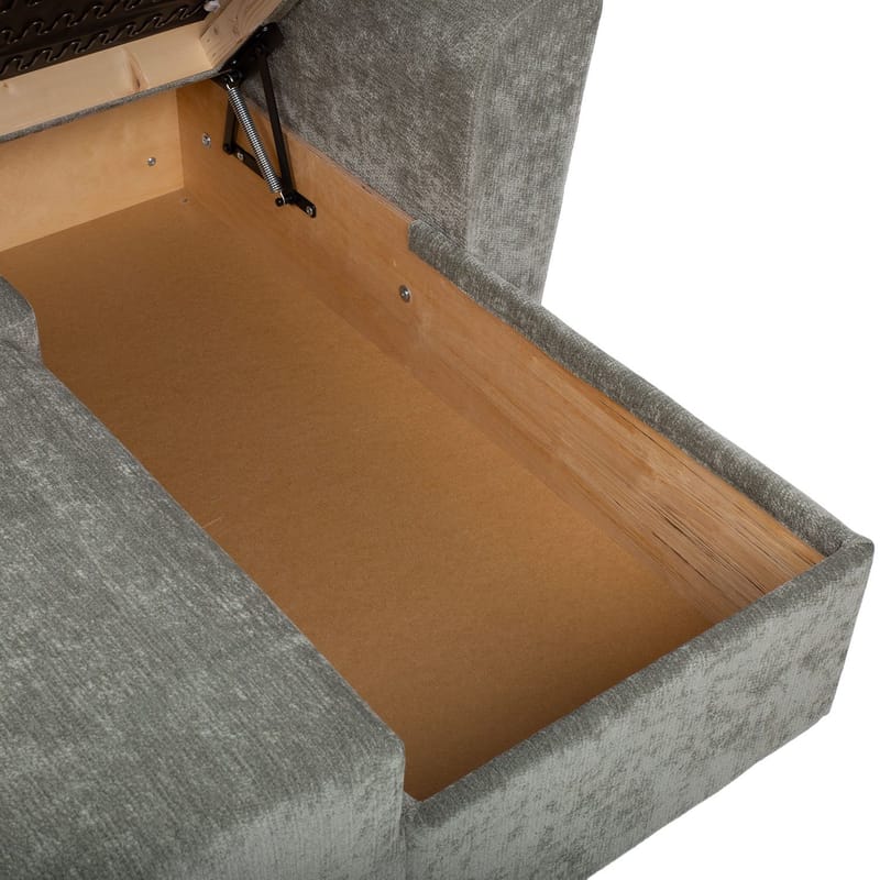 Hörnbäddsoffa Fenor - Ljusgrön - Möbler - Soffa - Bäddsoffa - Hörnbäddsoffa