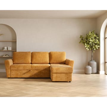 Hörnbäddsoffa Fenor - Ljusgul - Möbler - Soffa - Bäddsoffa - Hörnbäddsoffa
