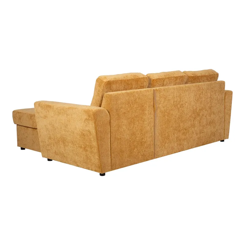 Hörnbäddsoffa Fenor - Ljusgul - Möbler - Soffa - Bäddsoffa - Hörnbäddsoffa