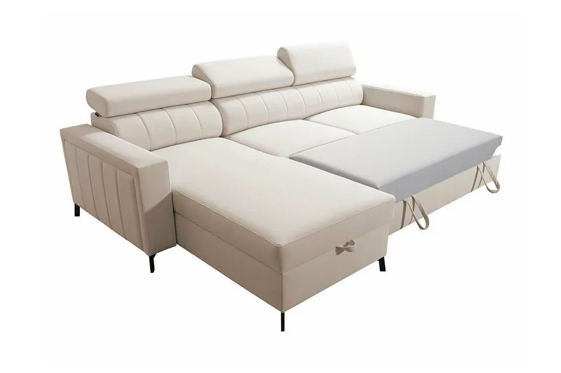 Galbally 3-sits Hörnbäddsoffa Dark blue - Möbler - Soffa - Bäddsoffa - Hörnbäddsoffa