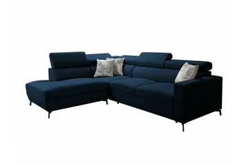 Galbally 3-sits Hörnbäddsoffa Dark blue - Möbler - Soffa - Bäddsoffa - Hörnbäddsoffa