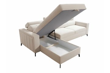 Galbally 3-sits Hörnbäddsoffa Dark blue - Möbler - Soffa - Bäddsoffa - Bäddsoffa divan