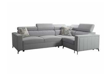 Galbally 3-sits Hörnbäddsoffa Light grey - Möbler - Soffa - Bäddsoffa - Hörnbäddsoffa