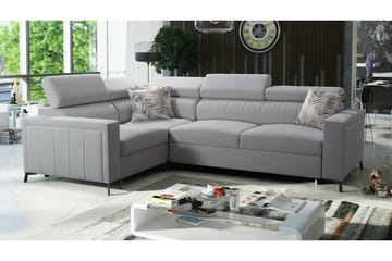 Galbally 3-sits Hörnbäddsoffa Ljusgrå - Möbler - Soffa - Bäddsoffa - Hörnbäddsoffa