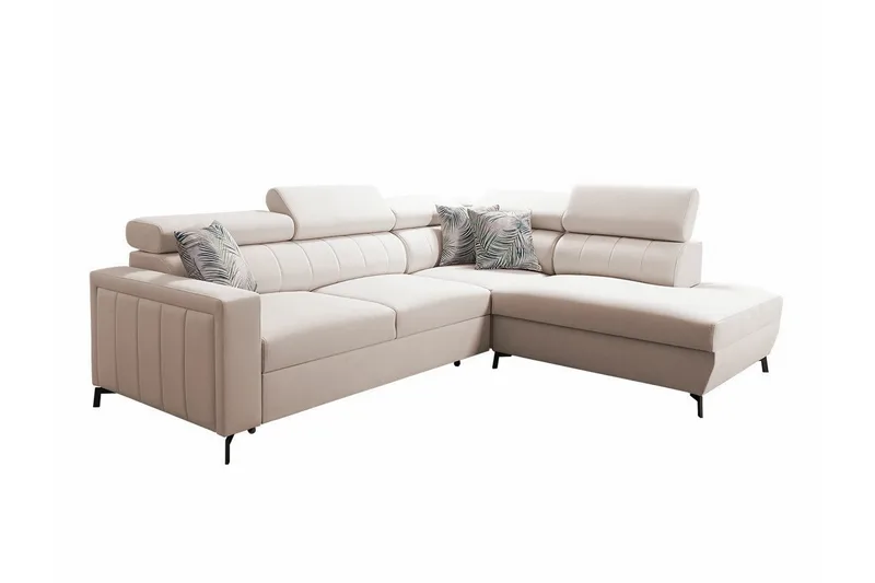 Galbally 3-sits Hörnbäddsoffa NO_BRAND beige